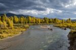 Gros Ventre River Stock Photo