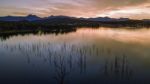 Aerial View Of Lake Moogerah In Queensland Stock Photo