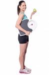 Healthy Lifestyle. Fitness And Diet Concept Stock Photo