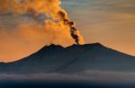 Mount Etna And Its Landscapes Stock Photo