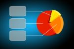 Colorful Pie Chart- Graph Stock Photo