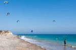 Avdimou, Cyprus/uk - July 25 : Learning To Kite Surf In Avidmou Stock Photo