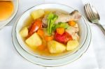 Chicken Soup Stock Photo