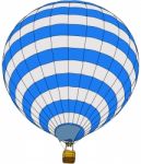 Hot Air Balloon Illustration Isolated Stock Photo