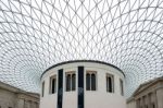 London - March 6 : Interior View Of The Great Court At The Briti Stock Photo