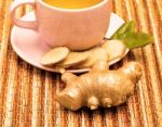 Outdoor Ginger Tea Represents Spices Spice And Herbals Stock Photo