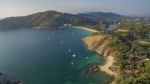 Aerial View Of West Of Phuket Island Beach In Andaman Southern Of Thailand Stock Photo