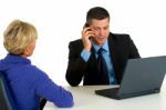 Business People In The Meeting Stock Photo