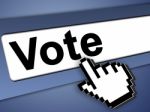 Vote Icon Stock Photo