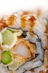 Fresh Sushi Choice Combination Assortment Selection Stock Photo