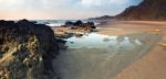 Coastline Area Of Sagres, Portugal Stock Photo