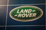 Land Rover Logo Stock Photo