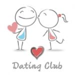 Dating Club Shows Sweethearts And Online Romance Stock Photo