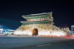 Hwaseong Fortress In Suwon,korea Stock Photo