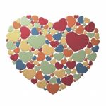 Multicolored Heart Stock Photo