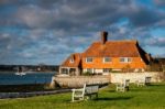 House On The Coastline At Bosham Near Chichester Stock Photo