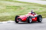 Vintage Racing At Goodwood Stock Photo