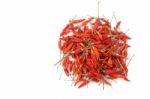 Dried Chilis Stock Photo