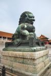 Chinese Guardian Lion Stock Photo