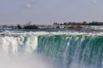 Postcard With An Amazing Niagara Waterfall Stock Photo