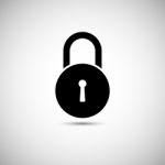 Lock Icon Stock Photo