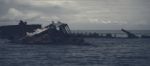 Dark And Gloomy Effect On The Shipwrecks At Tangalooma Island Stock Photo