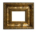 Ornate Gold Picture Frame Stock Photo