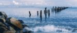 Beautiful Beach At Bridport, Tasmania, Australia Stock Photo