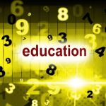 Educate Education Indicates School College And Schooling Stock Photo