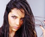 Woman With Wet Hair Stock Photo