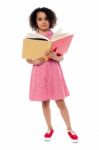 Child Preparing For Her Examinations Stock Photo