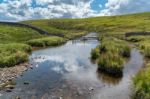 View Along The River Twiss Near Ingleton In Yorkshire Stock Photo