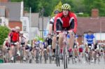 Cyclists Participating In The Velethon Cycling Event In Cardiff Stock Photo