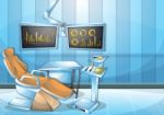 Cartoon  Illustration Interior Surgery Operation Room With Separated Layers Stock Photo