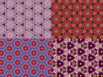 Abstract Kaleidoscopic Background Stock Photo