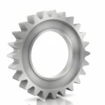 3d Rendering Gears Background Stock Photo