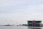 Modern Oceanarium Building In Lisbon, Portugal Stock Photo