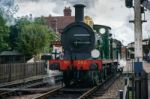 C Class Steam Engine Leaving Sheffield Park Station East Sussex Stock Photo