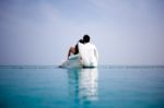 Asian Bride And Groom Stock Photo