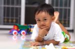 Happy Little Boy Stock Photo