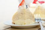 Crepe Pancake Cake Stock Photo