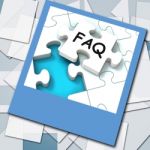 Faq Photo Means Website Questions And Solutions Stock Photo