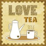 Love Tea2 Stock Photo