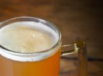 Mug Of Beer On The Table Stock Photo