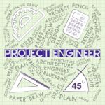 Project Engineer Shows Engineering Jobs Or Programme Stock Photo