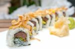 Japanese Sushi Rolls Maki Sushi Stock Photo