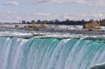 Beautiful Background With Amazing Powerful Niagara Waterfall Stock Photo