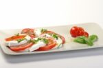 Insalata caprese Stock Photo