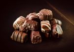 Assorted Chocolates Stock Photo