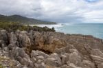 Pancake Rocks Near Punakaiki Stock Photo